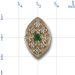 81017 Emerald Bracelet Slide 